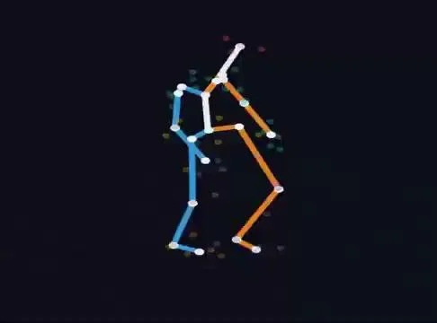 Corrected skeleton after Foot IK and humanoid IK